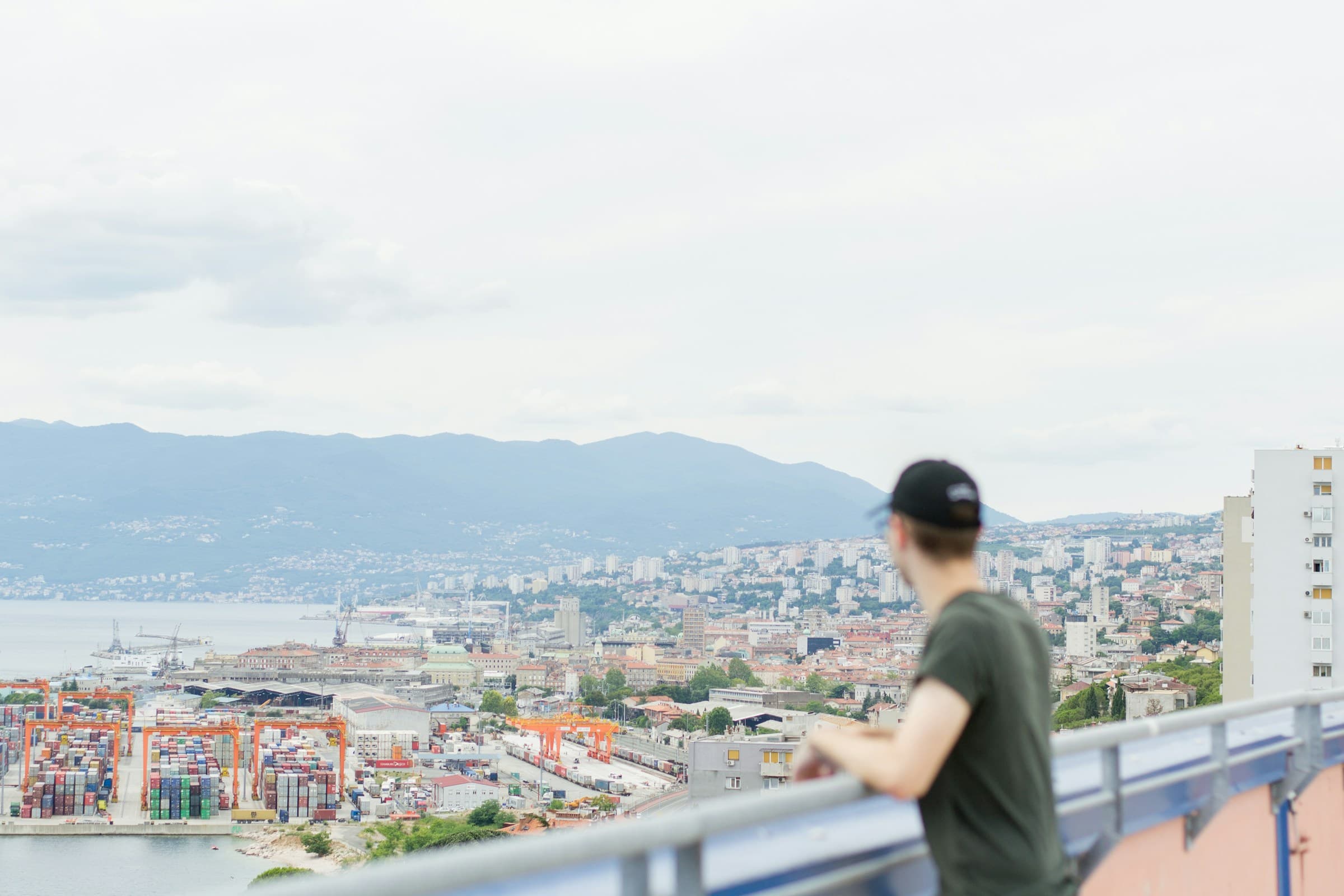 Rijeka port city and architecture