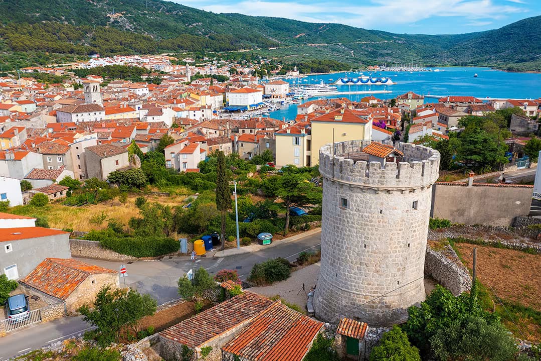 Cres Old Town waterfront