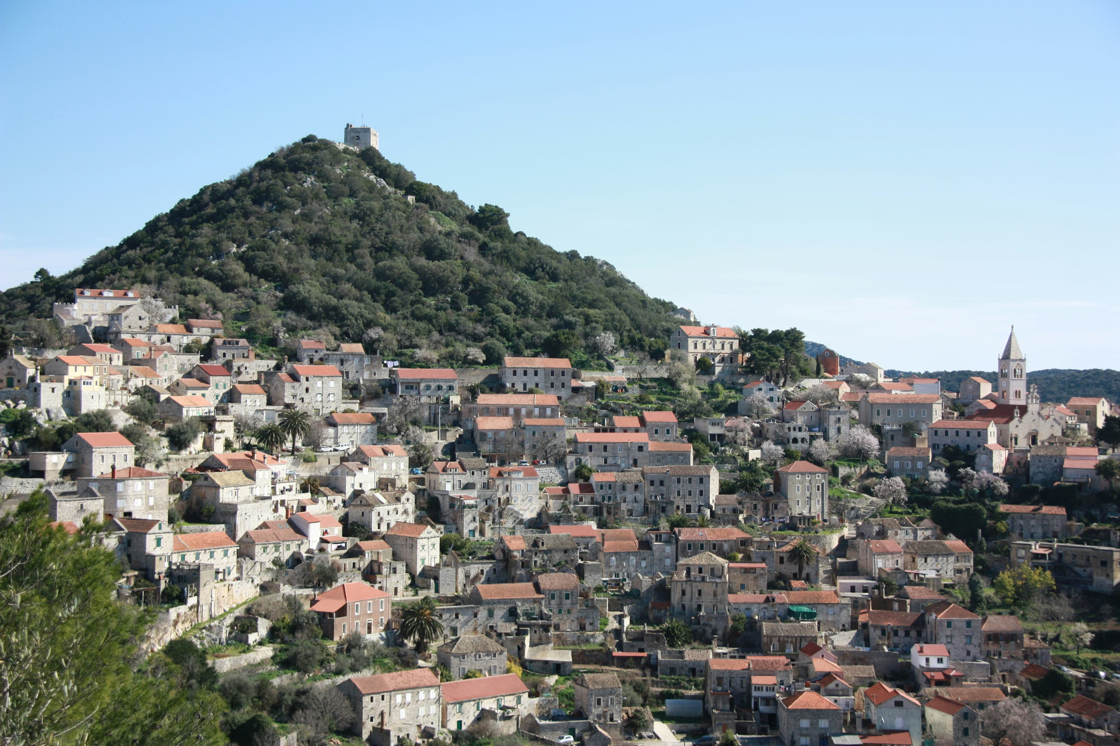 Lastovo Town hilltop settlement