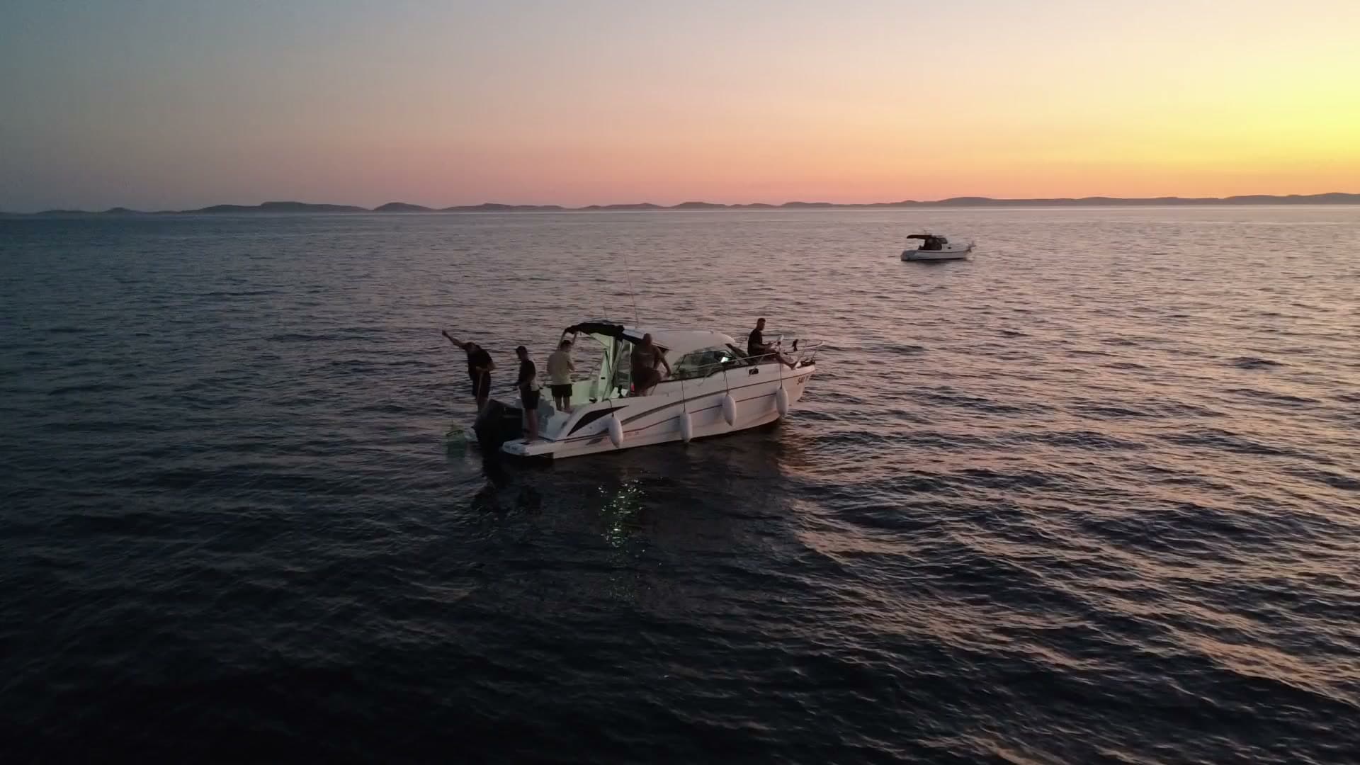 Stunning aerial view of Croatia's Adriatic coastline